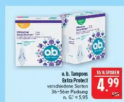 Marktkauf O.b. tampons extra protect Angebot