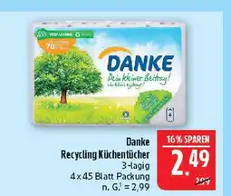 Marktkauf Danke recycling küchentücher Angebot