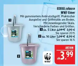 Marktkauf Edeka zuhause wwf eimer Angebot