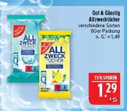 Marktkauf Gut & günstig allzwecktücher frischeduft Angebot