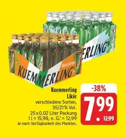 Edeka Kuemmerling likör Angebot