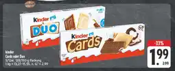 Edeka Kinder cards Angebot