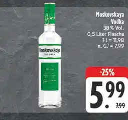 Edeka Moskovskaya vodka Angebot