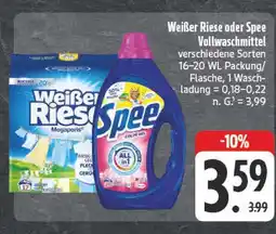 Edeka Weißer riese vollwaschmittel Angebot