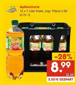 Netto Marken-Discount Fruchtinsel apfelschorle Angebot