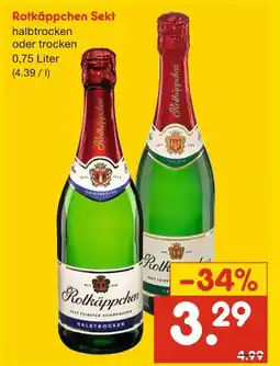 Netto Marken-Discount Rotkäppchen sekt halbtrocken Angebot