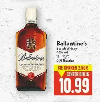 E-Center Ballantine's Angebot