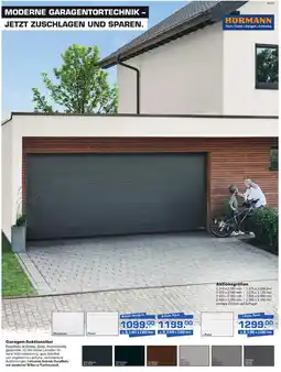 Bauzentrum Hofacker Garagen-Sektionaltor Angebot