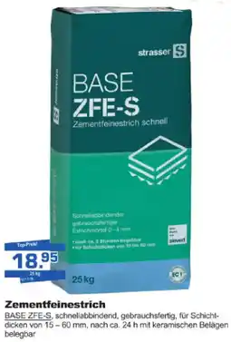 Bauzentrum Hofacker Zementfeinestrich Angebot