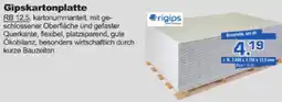 Bauzentrum Hofacker rigips Gipskartonplatte Angebot
