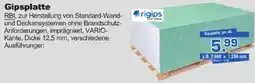 Bauzentrum Hofacker rigips Gipsplatte Angebot