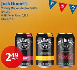 Getränke Hoffmann Jack Daniel's Whiskey-Mix Angebot