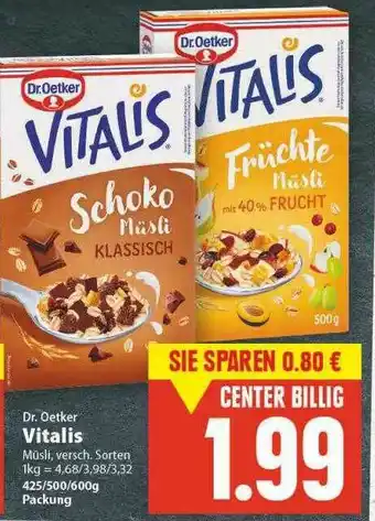 E-Center Dr. Oetker Vitalis Angebot