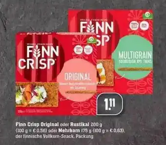 Edeka Finn Crisp Original Oder Rustikal Oder Mehrkorn Angebot