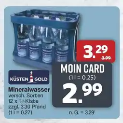 Famila Nord West KÜSTEN GOLD Mineralwasser Angebot