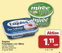 Famila Nord West Exquisa Frischkäse oder Miree Angebot