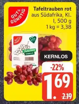 Edeka Tafeltrauben rot Angebot