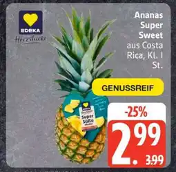 Edeka Ananas 'super sweet' Angebot