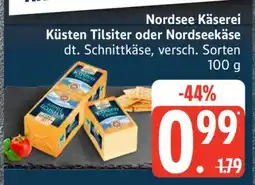 Edeka Nordsee Käserei Küsten Tilsiter oder Nordseekäse Angebot
