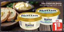 Edeka Rama Original oder Balance Angebot