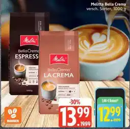 Edeka Melitta Bella Crema Angebot
