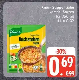 Edeka Knorr Suppenliebe Buchstaben Suppe Angebot