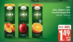 Edeka Albi Saft, Nektar oder Fruchtsaftgetränk Angebot
