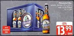Edeka Mönchshof Bier Angebot