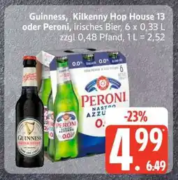 Edeka Guinness, Kilkenny Hop House 13 oder Peroni Angebot
