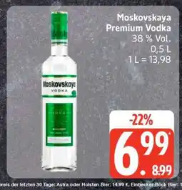 Edeka Moskovskaya Premium Vodka Angebot