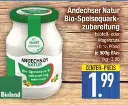 Edeka Andechser Natur Bio-Speisequarkzubereitung Angebot