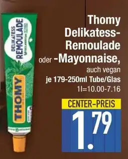 Edeka Thomy Delikatess Remoulade oder Mayonnaise Angebot
