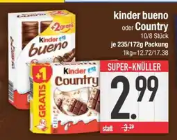 Edeka Kinder Bueno oder Country Angebot