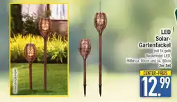 Edeka LED Solar-Gartenfackel Angebot