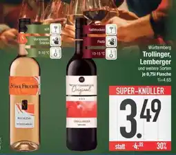 Edeka Württemberg Trollinger, Lemberger Angebot