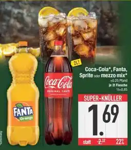 Edeka Coca-Cola, Fanta, Sprite oder Mezzo Mix Angebot