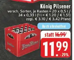 Edeka König Pilsener Angebot