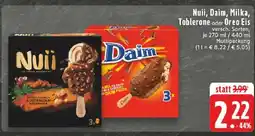 Edeka Nuii, Daim, Milka, Toblerone oder Oreo Eis Angebot