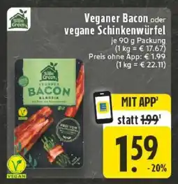 Edeka Veganer Bacon oder vegane Schinkenwürfel Angebot