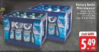 Edeka Nürburg Quelle Mineralwasser Angebot
