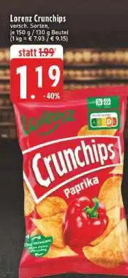 Edeka LORENZ Crunchips Angebot