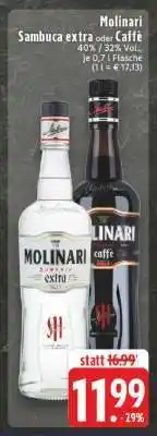 Edeka Molinari Sambuca extra oder Caffè Angebot