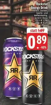 Edeka Rockstar Energy Drink Angebot