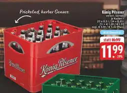 Edeka König Pilsener Angebot
