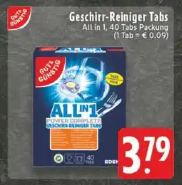 Edeka Geschirr-Reiniger-Tabs Angebot