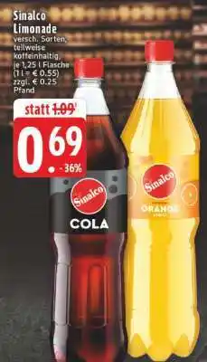 Edeka Sinalco Limonade Angebot