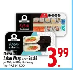 Edeka Mowi Asian Wrap oder Sushi Angebot