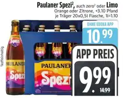 Edeka Paulaner Spezi Angebot
