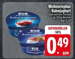 Edeka WEIHENSTEPHAN Rahmjoghurt Angebot