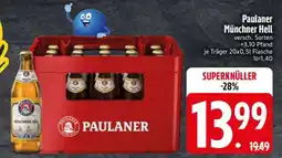 Edeka Paulaner Münchner Hell Angebot